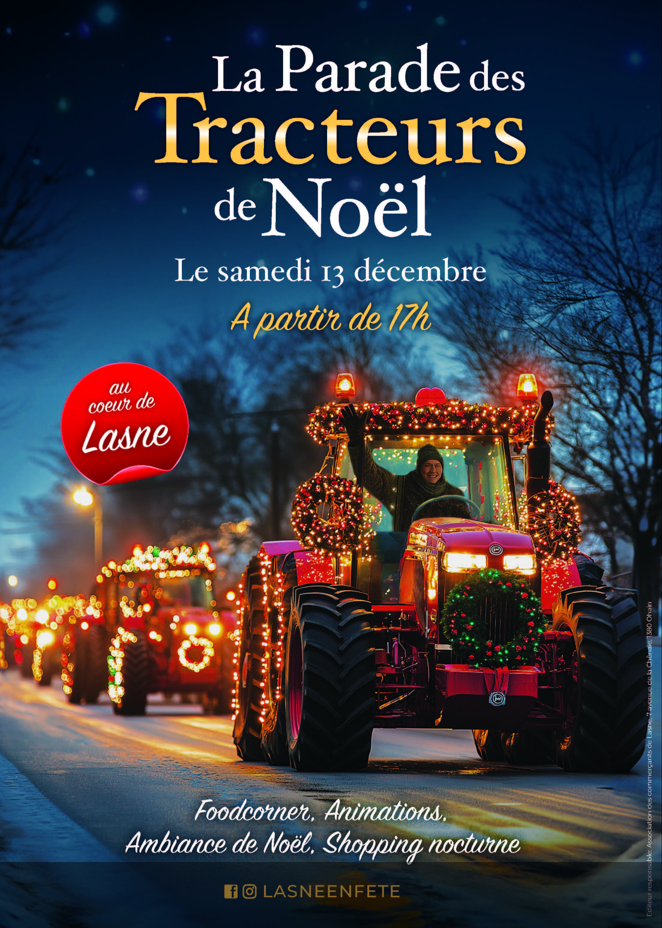 Parade des tracteurs de Lasne 2025