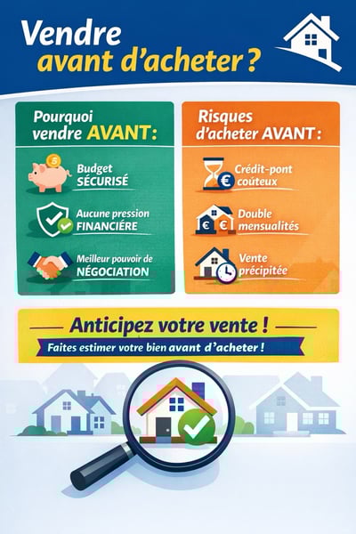 Vendre sa maison avant d’acheter : comparaison des avantages et risques, crédit-pont, budget sécurisé
