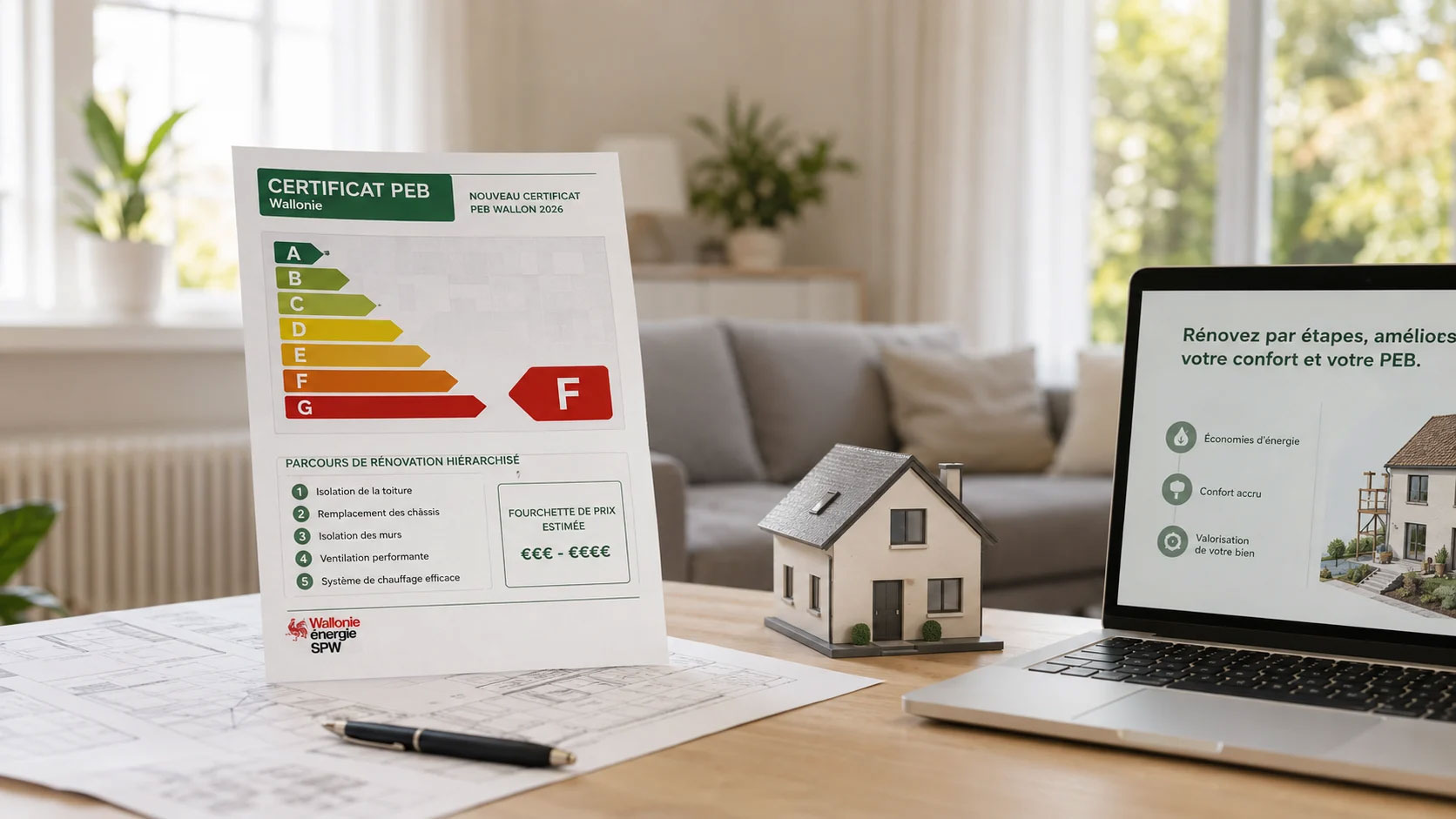 Nouveau certificat PEB wallon : le parcours de rénovation arrive